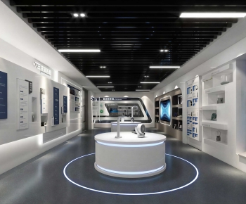 Modern Exhibition Hall-ID:474190955