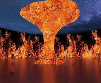 Modern Exhibition Hall-ID:377316956