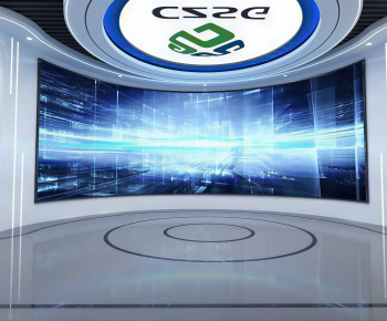 Modern Exhibition Hall-ID:918637049