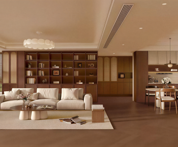 Modern A Living Room-ID:338433034