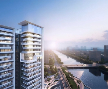 Modern Residential Building-ID:418603901