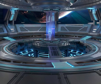 Modern Exhibition Hall-ID:556319009