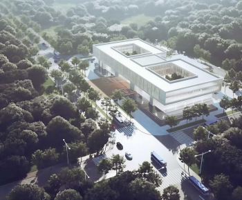 Modern Architectural Bird's-eye View Planning-ID:605377919