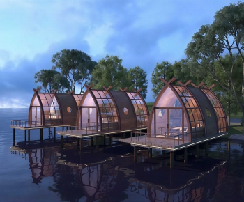 Modern Appearance Of Commercial Building-ID:491393091