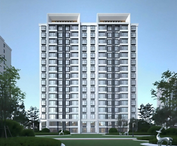 Modern Residential Building-ID:993488075