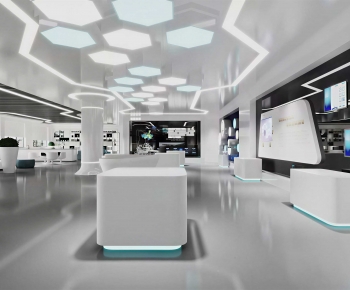 Modern Exhibition Hall-ID:638709072