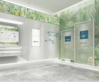 Modern Exhibition Hall-ID:678579823