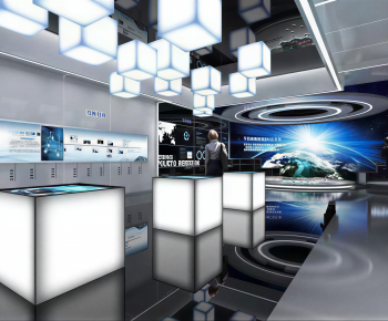 Modern Exhibition Hall-ID:928070519