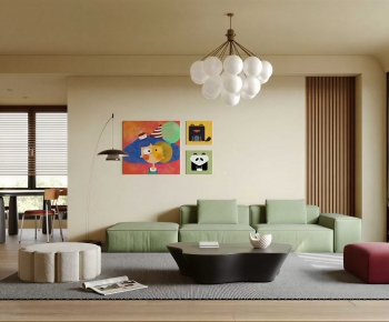Modern A Living Room-ID:288372997