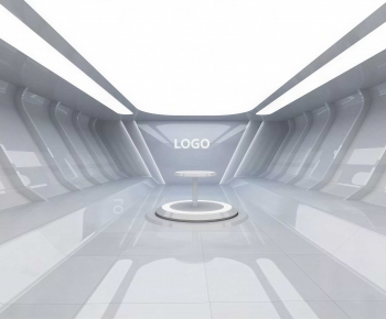 Modern Exhibition Hall-ID:570664885