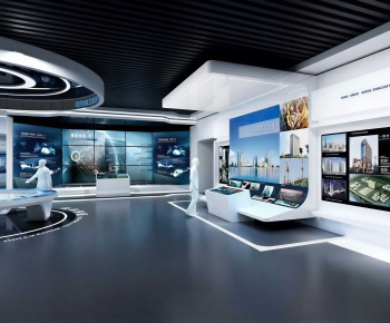 Modern Exhibition Hall-ID:191640957