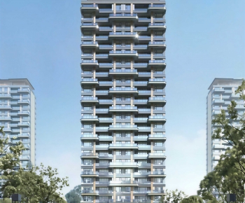 Modern Residential Building-ID:750339042