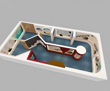 Modern Exhibition Hall-ID:199497946