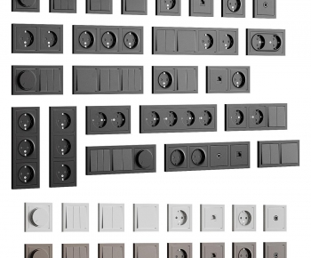 Modern Switch Socket Panel-ID:422370915