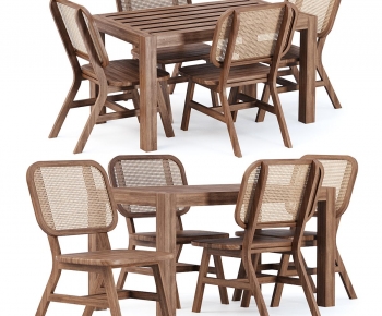 Modern Dining Table And Chairs-ID:899510444