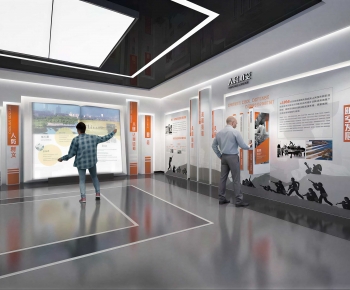 Modern Exhibition Hall-ID:764945038