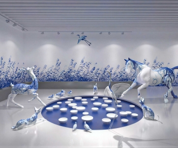 Modern Exhibition Hall-ID:456007963