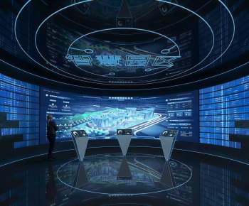 Modern Exhibition Hall-ID:753829554