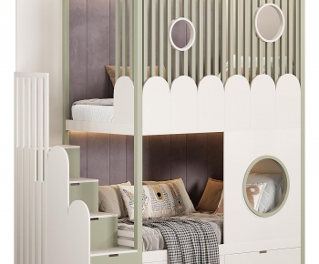 Modern Bunk Bed-ID:848617085