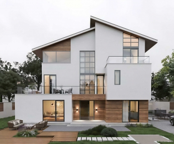 Modern Detached Villa-ID:627563009