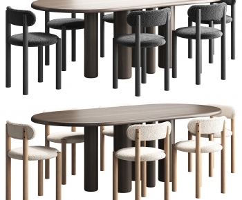Modern Dining Table And Chairs-ID:508745914