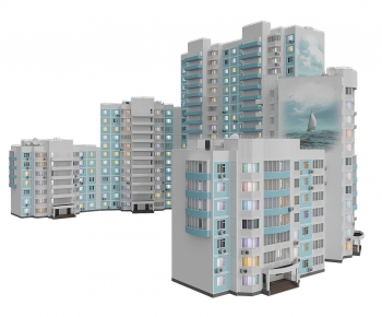 Modern Residential Building-ID:470922951