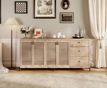 Nordic Style Side Cabinet-ID:238143925