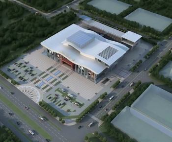 Modern Architectural Bird's-eye View Planning-ID:920310071