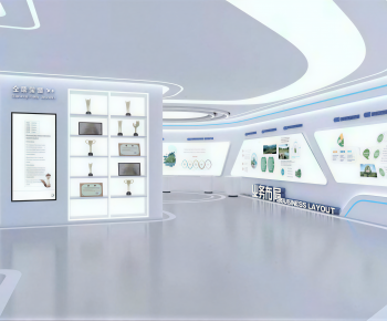 Modern Exhibition Hall-ID:328074933