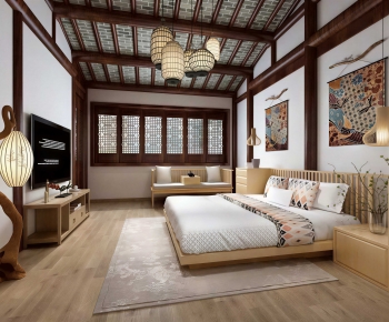 New Chinese Style Guest Room-ID:832576996