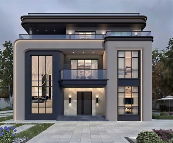 Modern Residential Building-ID:218648991