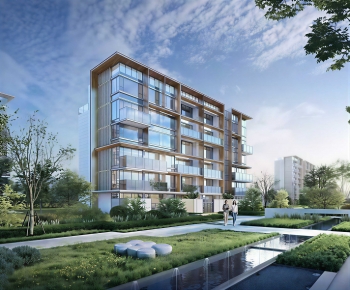 Modern Residential Building-ID:839057923