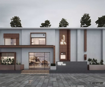 Modern Facade Element-ID:321567062