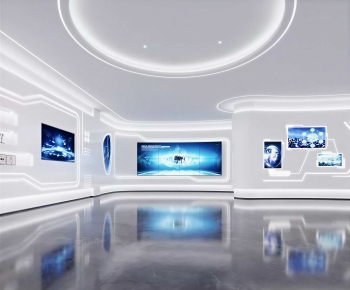 Modern Exhibition Hall-ID:165781021