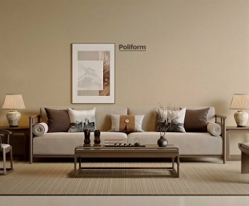 New Chinese Style Sofa Combination-ID:569202906