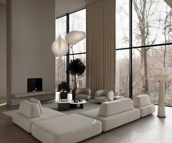 Modern A Living Room-ID:790808925