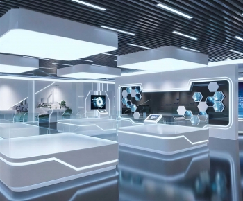 Modern Exhibition Hall-ID:404596092