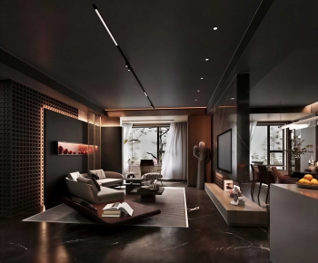 Modern A Living Room-ID:439109097