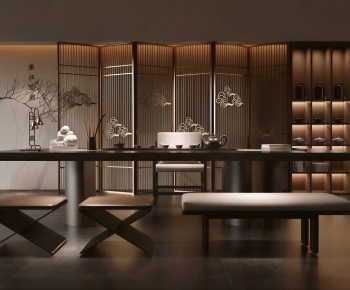 New Chinese Style Tea House-ID:483282096