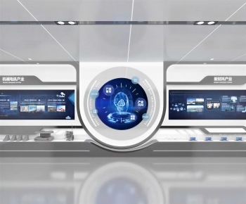 Modern Exhibition Hall-ID:936686046