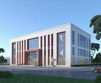 Modern Building Appearance-ID:607801917