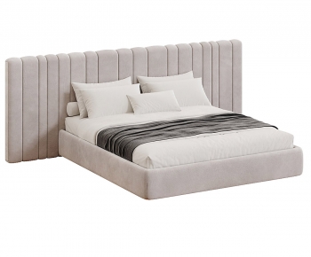Modern Double Bed-ID:131958012