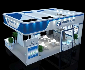 Modern Exhibition Hall-ID:757886895