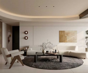 Wabi-sabi Style A Living Room-ID:181731947