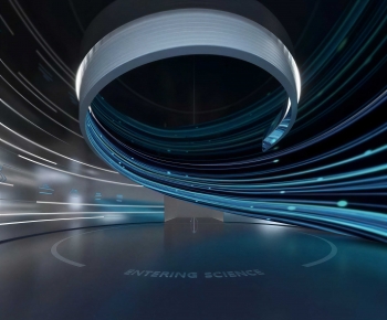 Modern Exhibition Hall-ID:673257115