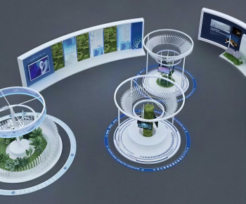 Modern Exhibition Hall-ID:539304024