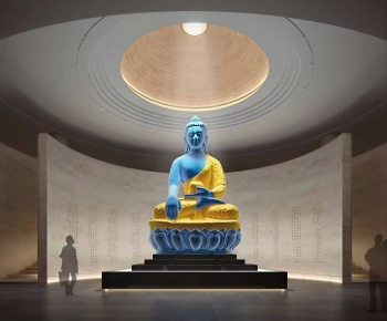 Modern Exhibition Hall-ID:598649981