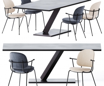 Modern Dining Table And Chairs-ID:443711041