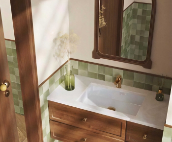 Modern Bathroom Cabinet-ID:406884917