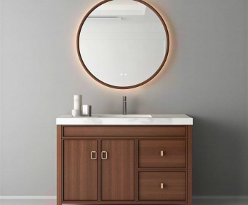 New Chinese Style Bathroom Cabinet-ID:480300905